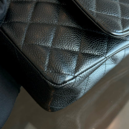 Caviar Quilted Calfskin Black SHW No 13