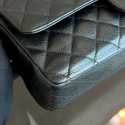 Caviar Quilted Calfskin Black SHW No 13