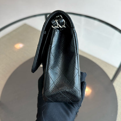 Caviar Quilted Calfskin Black SHW No 13