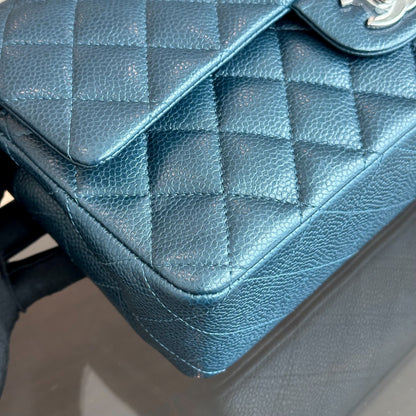 Caviar Quilted Dark Blue SHW No 20