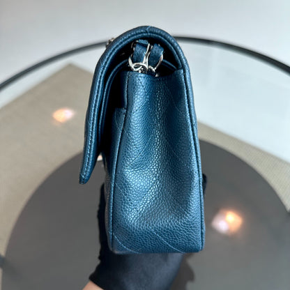 Caviar Quilted Dark Blue SHW No 20