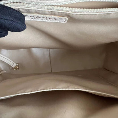Caviar PST Petite Shopping Tote Quilted Grained Calfskin Beige Golden Hardware Series 14