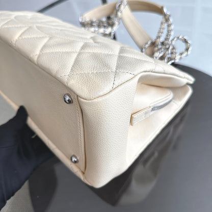 Caviar PTT Petite Timeless Calfskin Leather Beige SHW No 15