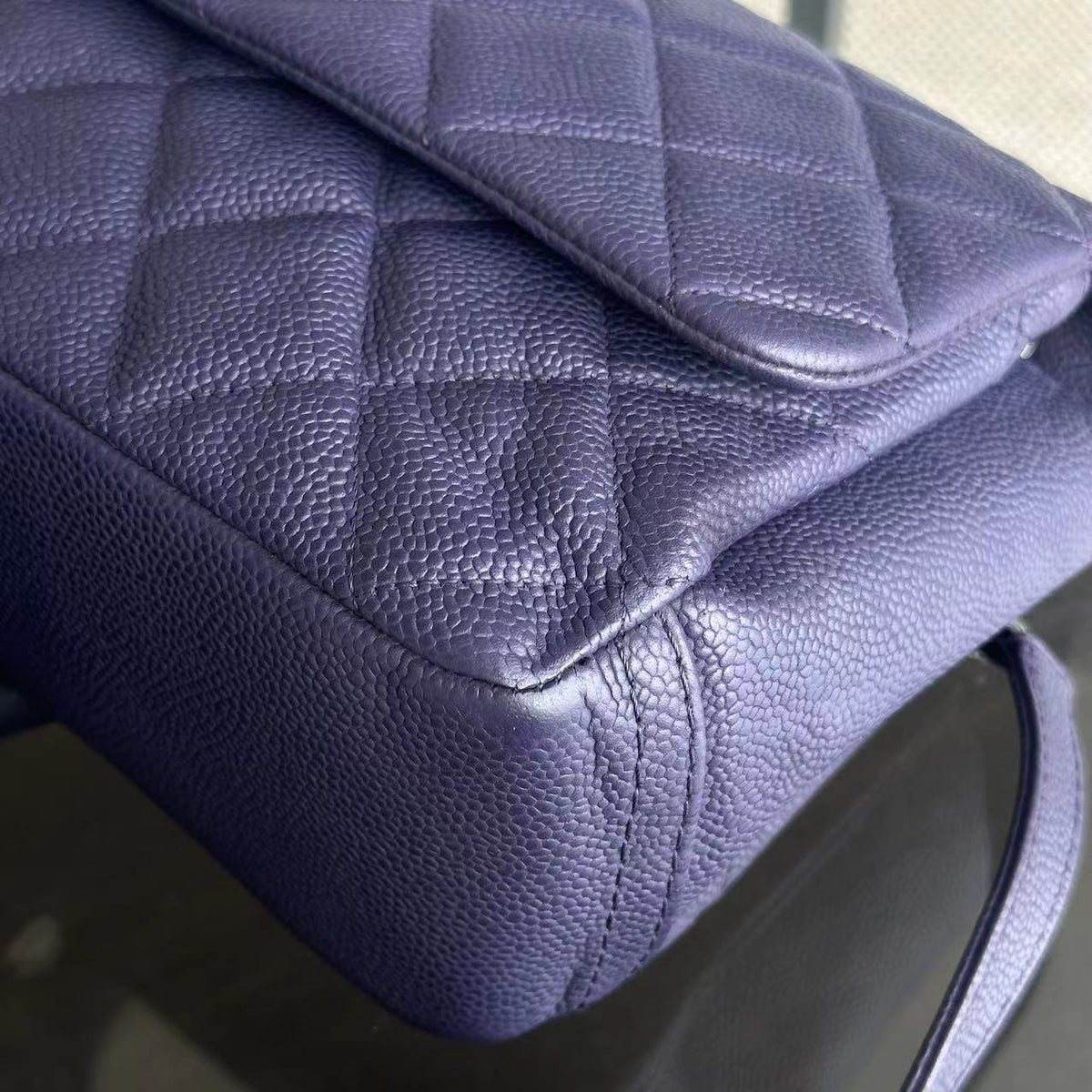Caviar Quilted Jumbo Matelasse Seasonal Flap Quilted Calfskin SHW No 16