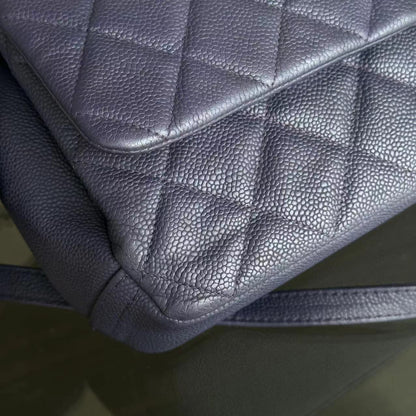 Caviar Quilted Jumbo Matelasse Seasonal Flap Quilted Calfskin SHW No 16