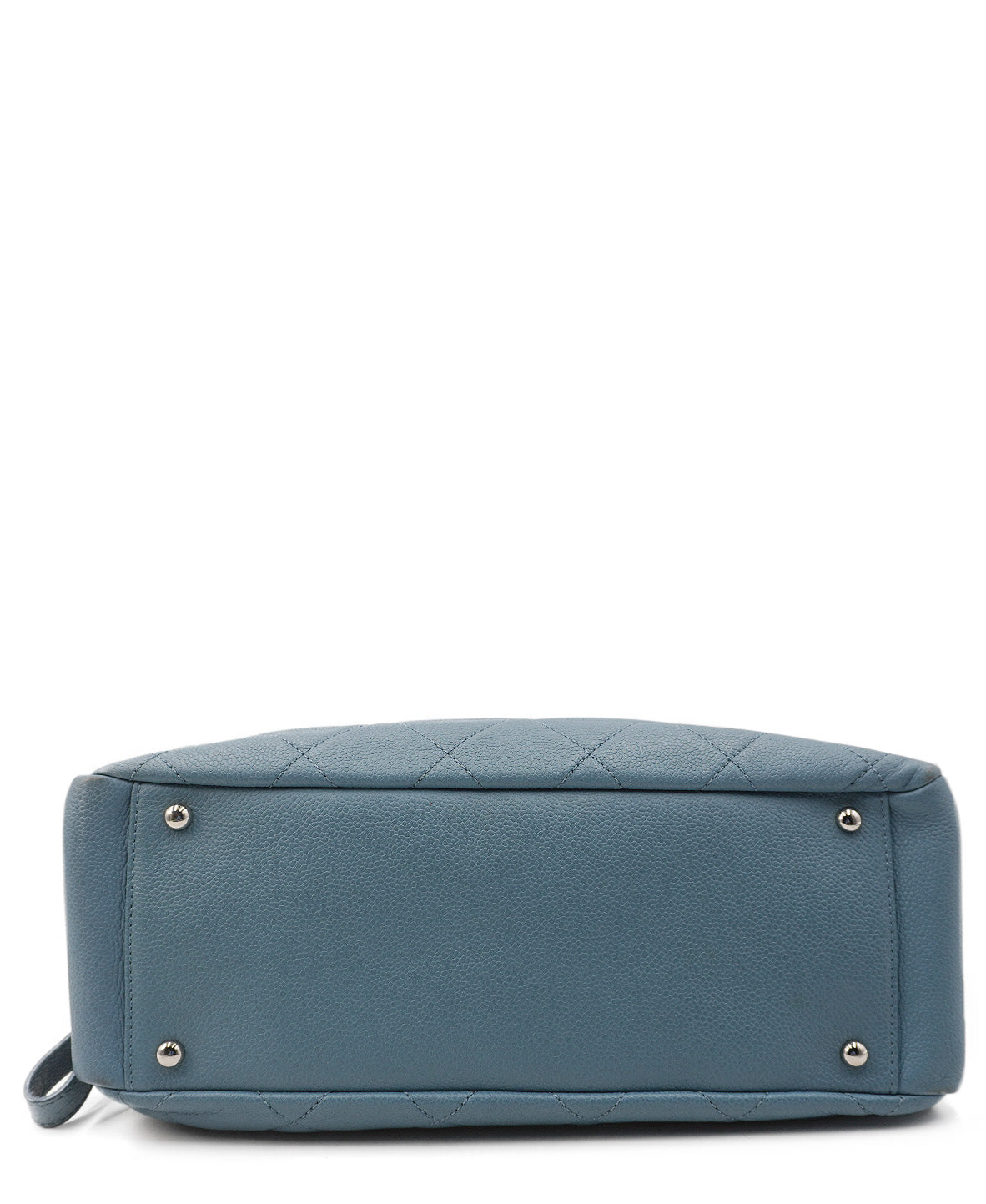 Caviar Quilted Timeless CC Tote Baby Blue