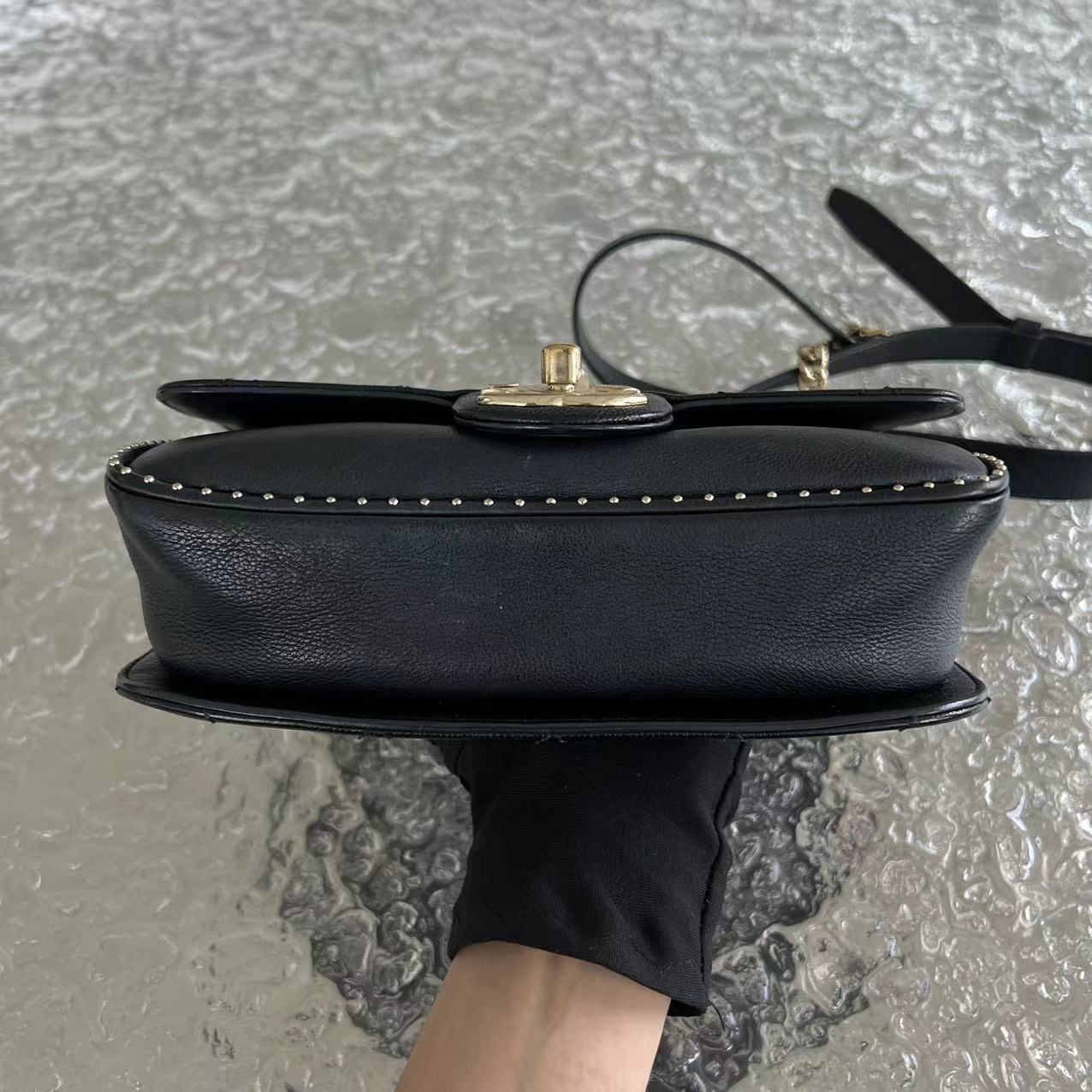 Caviar Seasonal Flap Quilted Calfskin Black Golden Hardware Series 24