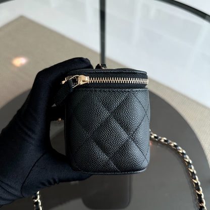 Caviar Vanity Mini Quilted Black GHW No 31