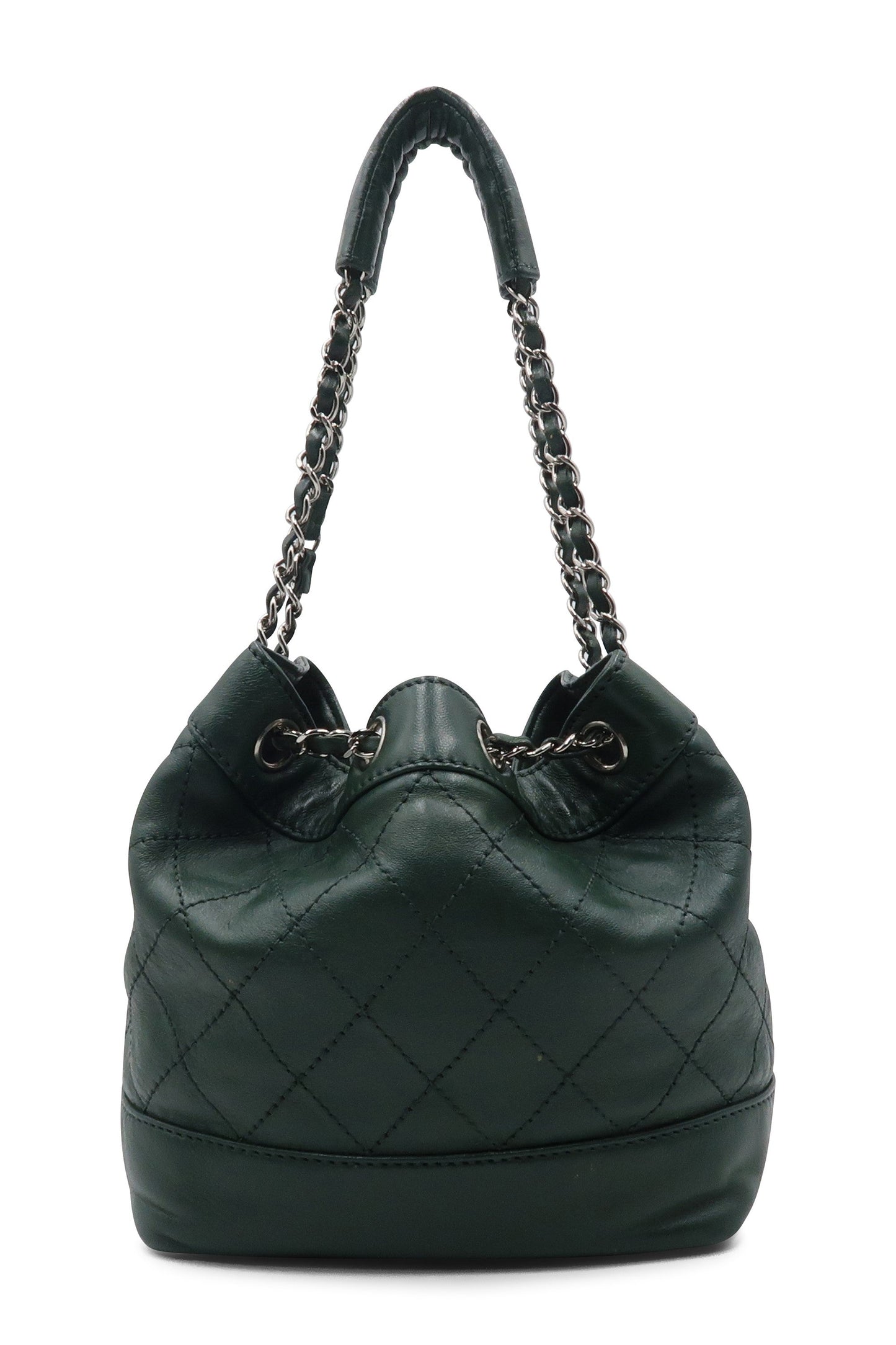 CC Drawstring Bucket Bag Green Army
