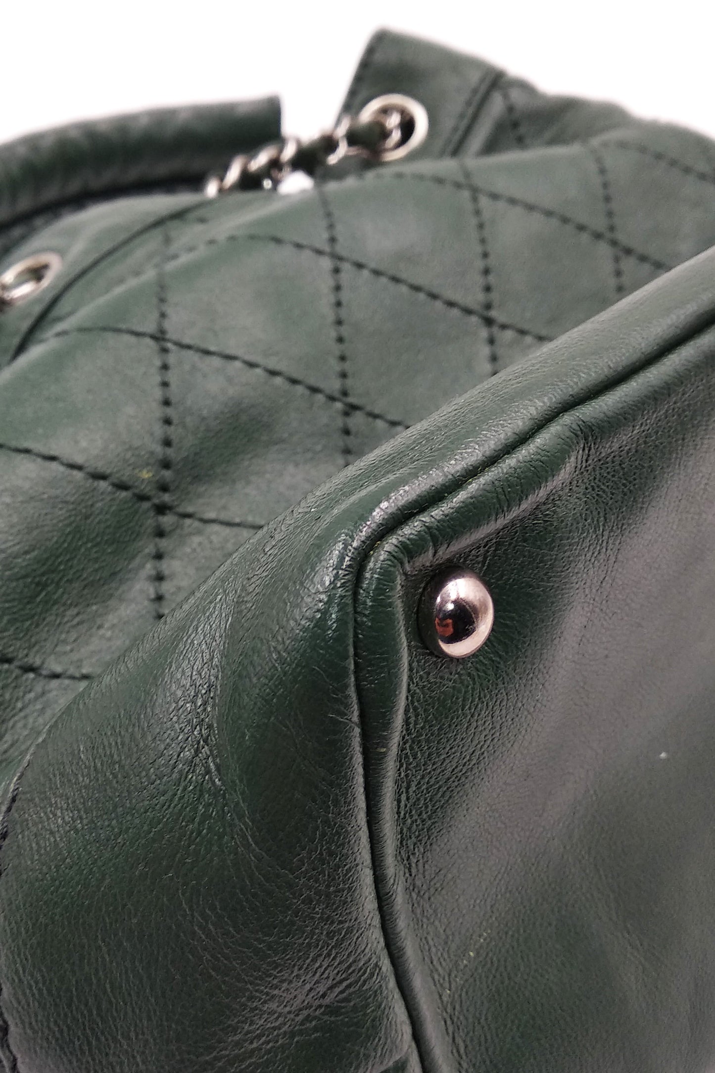 CC Drawstring Bucket Bag Green Army