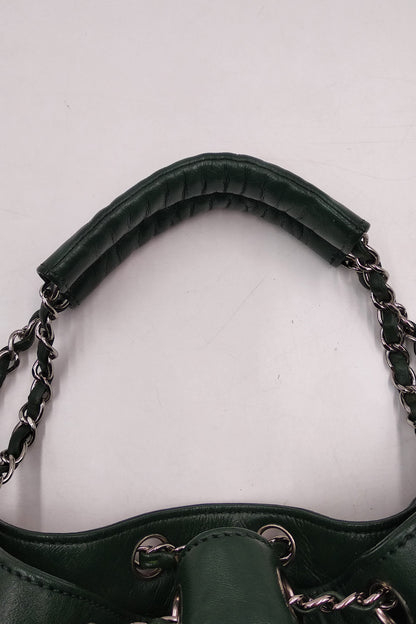 CC Drawstring Bucket Bag Green Army
