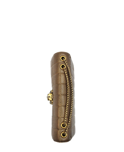 CC Paris-Byzance Gripoix East West Flap Bag Gold