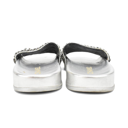 Chanel Chain Slides - Women's 37