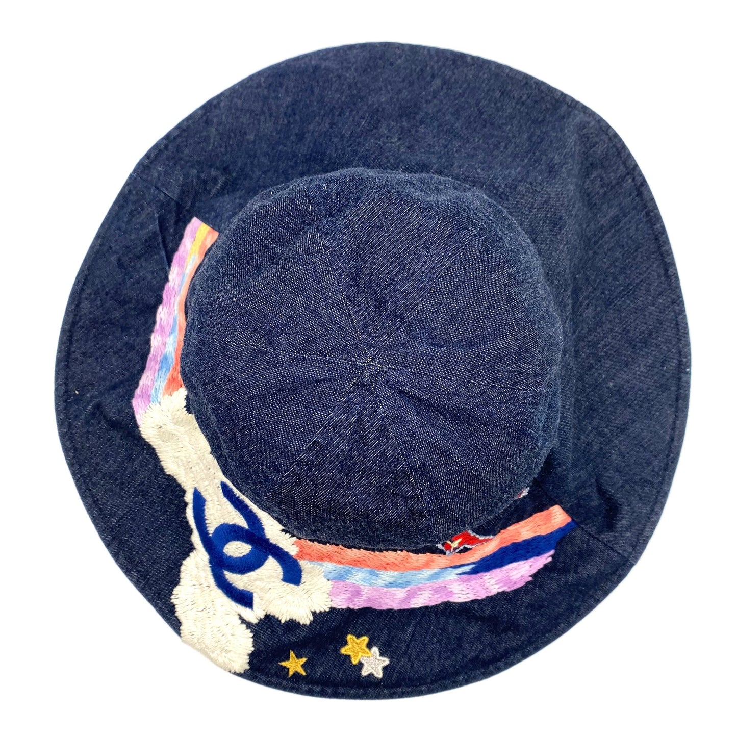 CHANEL BUCKET HAT NIGHT FLIGHT NAVY DENIM 90204783
