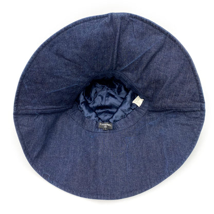 CHANEL BUCKET HAT NIGHT FLIGHT NAVY DENIM 90204783