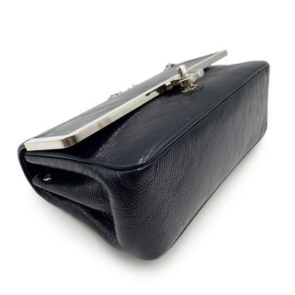 Chanel Vintage Cocomark Navy Calfskin Metal Trim SHW #11 90238794