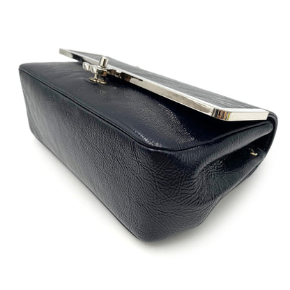 Chanel Vintage Cocomark Navy Calfskin Metal Trim SHW #11 90238794