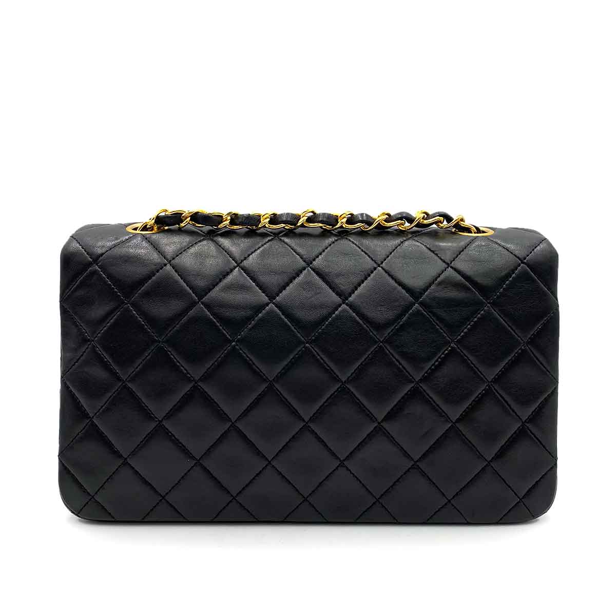 Chanel Vintage Full Flap Black Lambskin GHW #1 90238775
