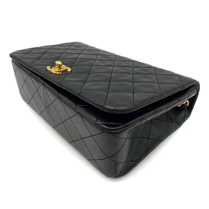 Chanel Vintage Full Flap Black Lambskin GHW #1 90238775