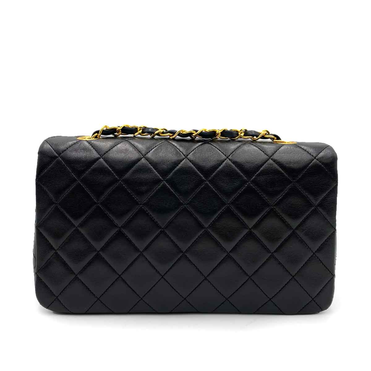 Chanel Vintage Full Flap Black Lambskin GHW #1 90238801
