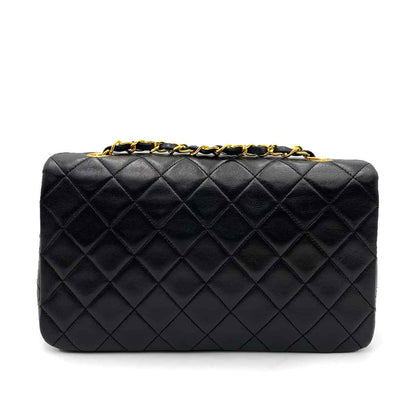 Chanel Vintage Full Flap Black Lambskin GHW #1 90238801