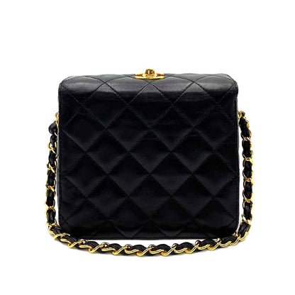 Chanel Vintage Top Turnlock Mini Black Lambskin GHW #4 90226795