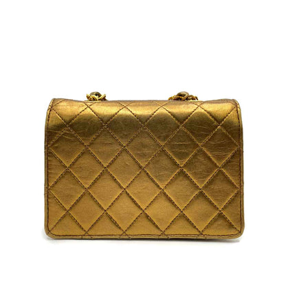 Chanel Vintage Mini Metallic Bronze Lambskin GHW #0 90232194