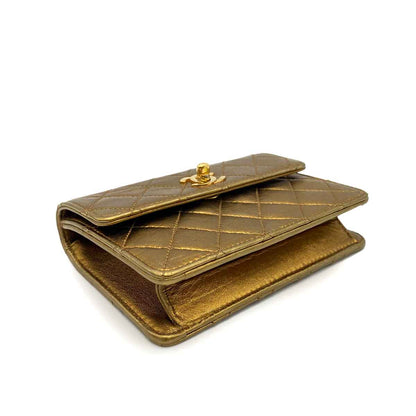 Chanel Vintage Mini Metallic Bronze Lambskin GHW #0 90232194