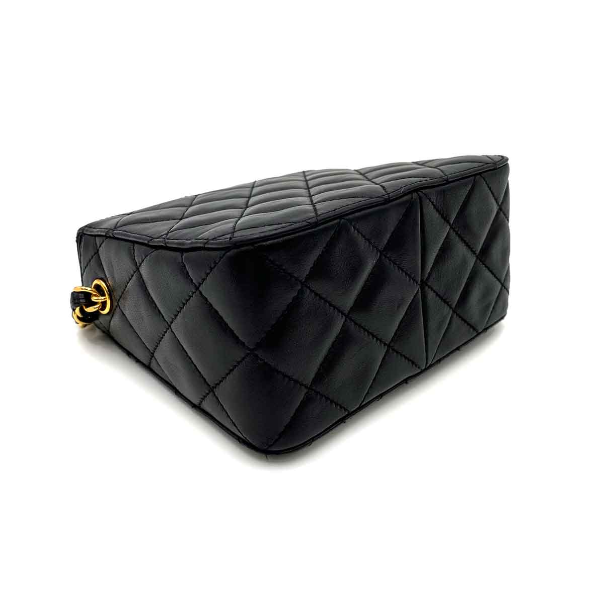 Chanel Vintage Top Turnlock Mini Black Lambskin GHW #4 90226795