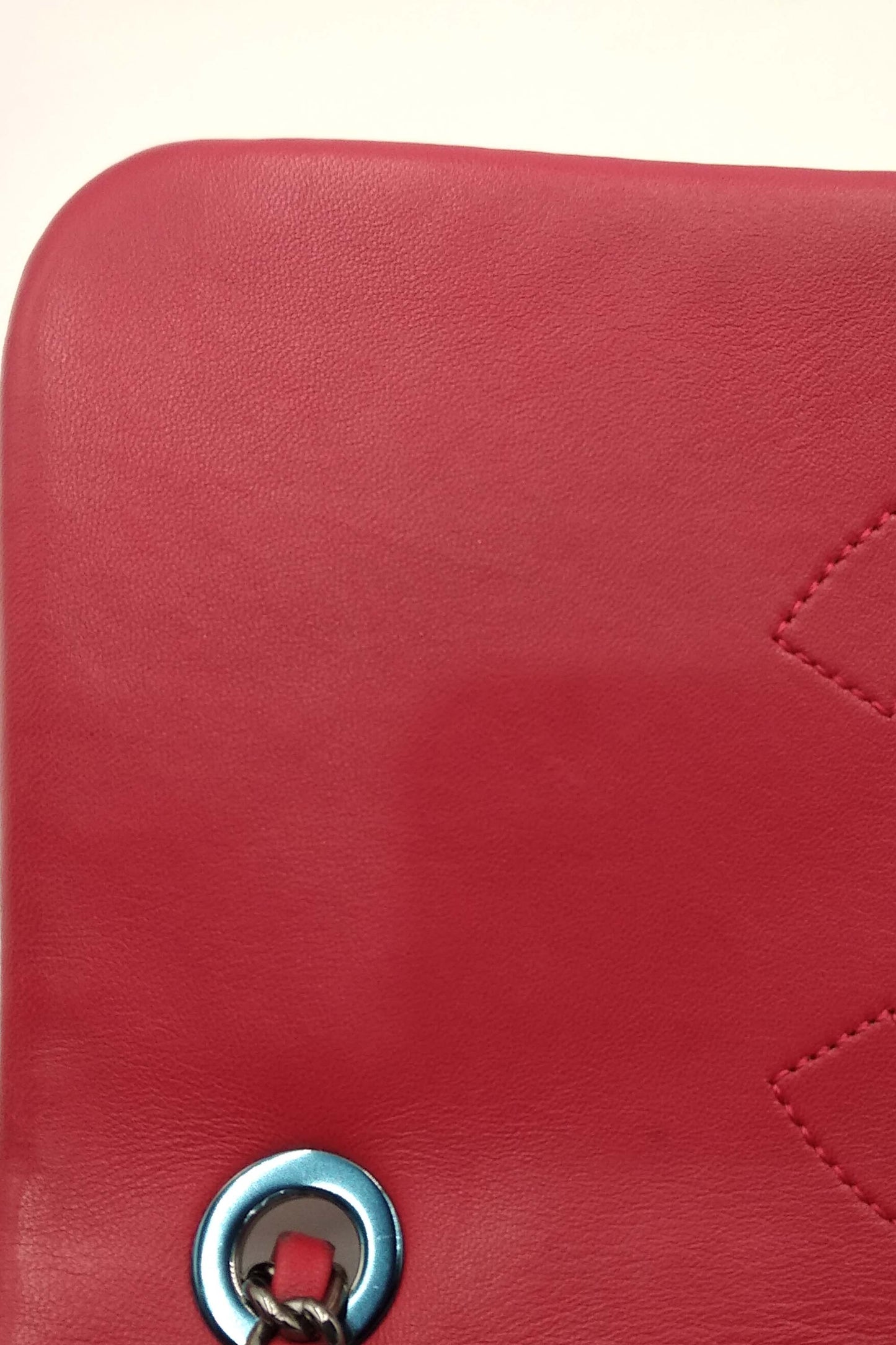 Chevron Jumbo Crossing Classic Single Flap Bag Red