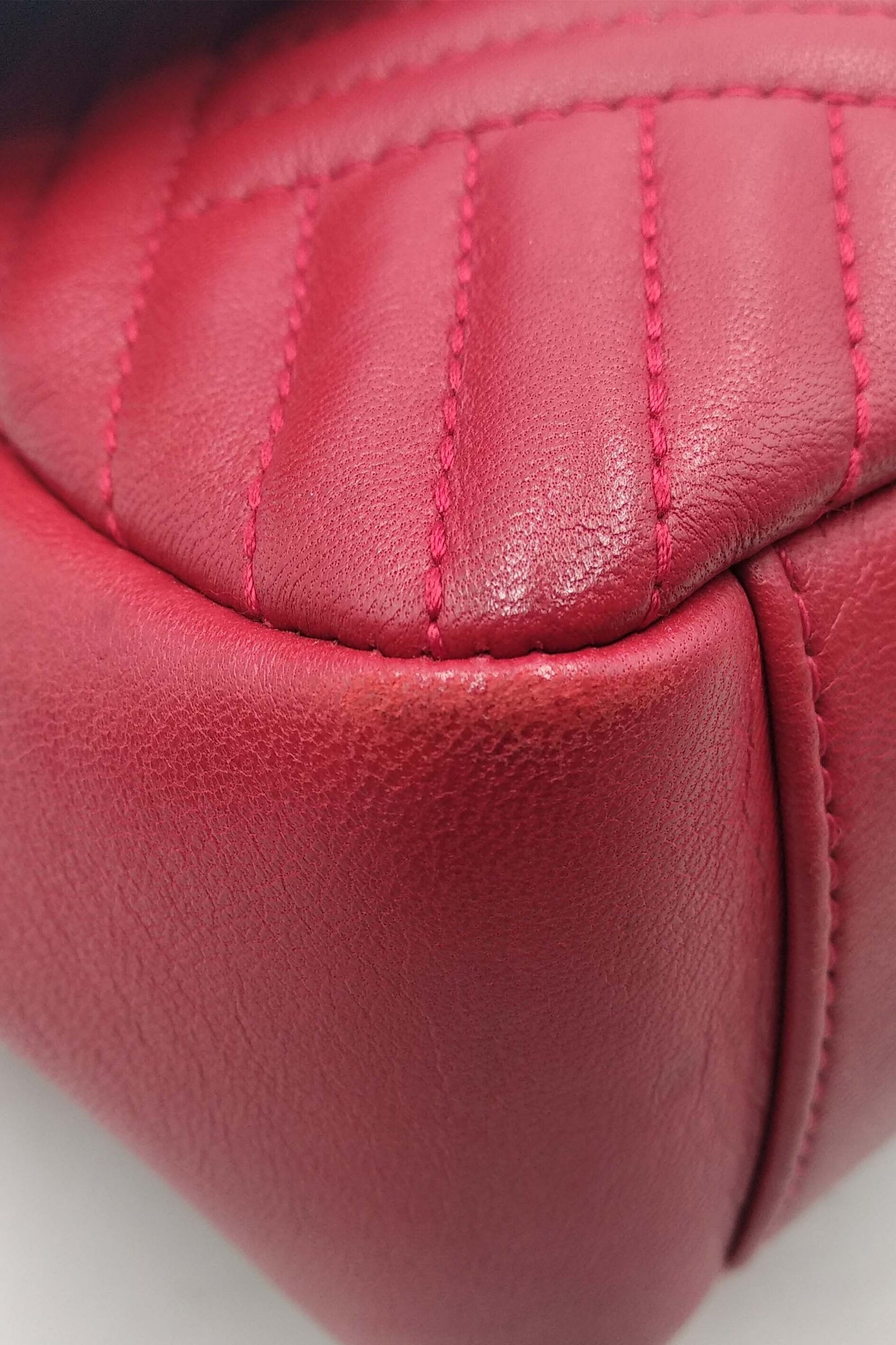 Chevron Jumbo Crossing Classic Single Flap Bag Red