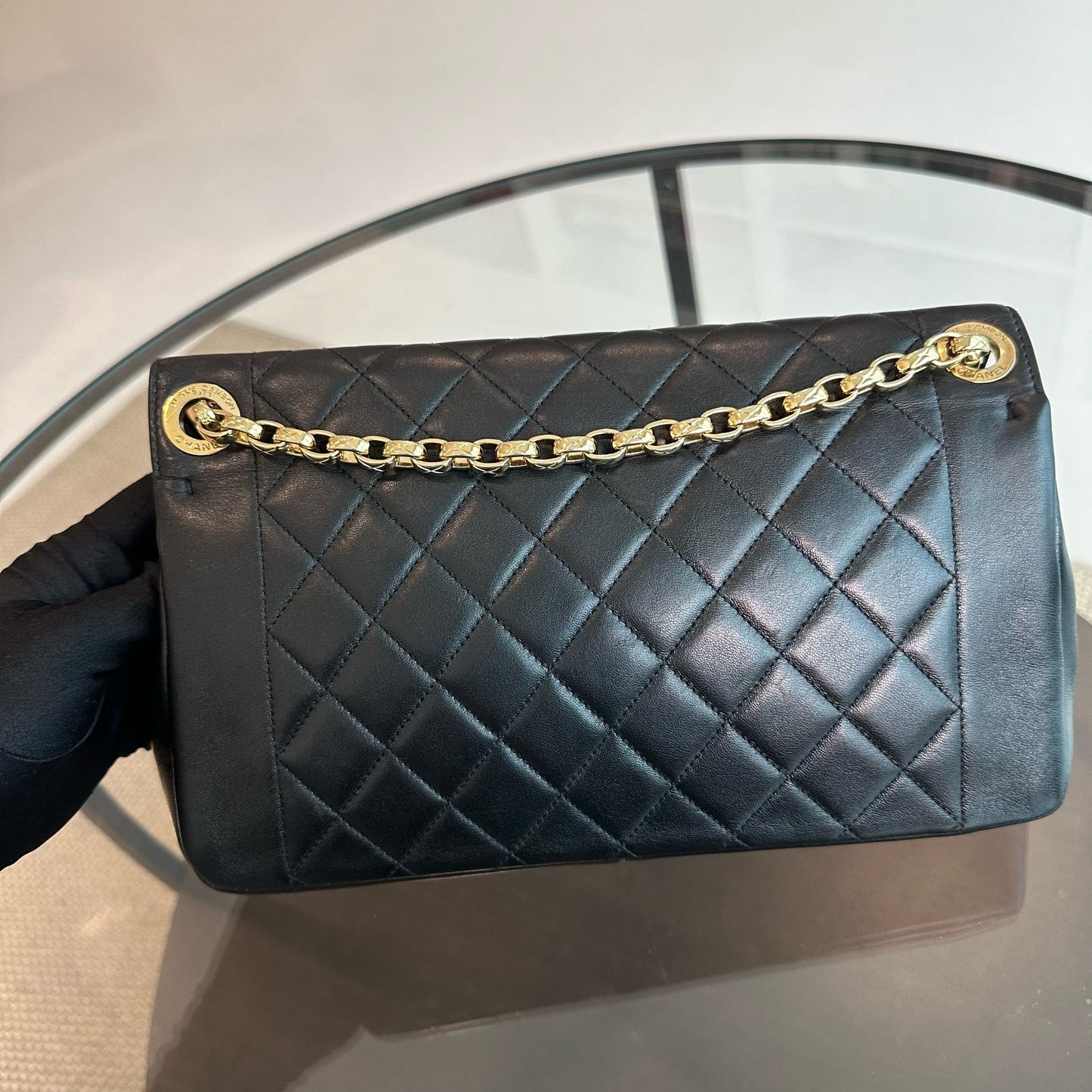 Chic With Me Flap Lambskin Quilted Black GHW No 20
