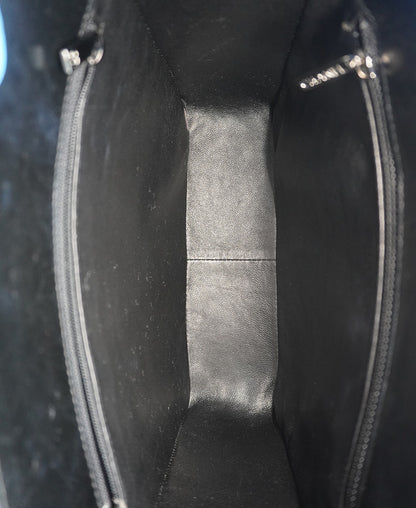Chocolate Bar Patent Tote Black
