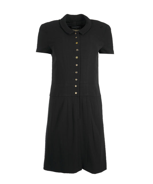 Chanel Black CC Button Dress, Barbie collection 95P - UKL1080