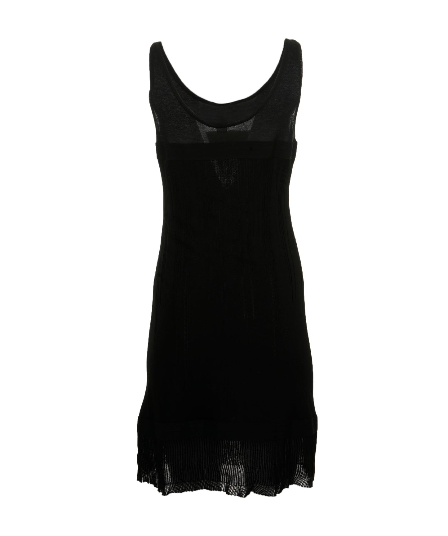 Chanel Black Jersey Chenille Dress ASL4601