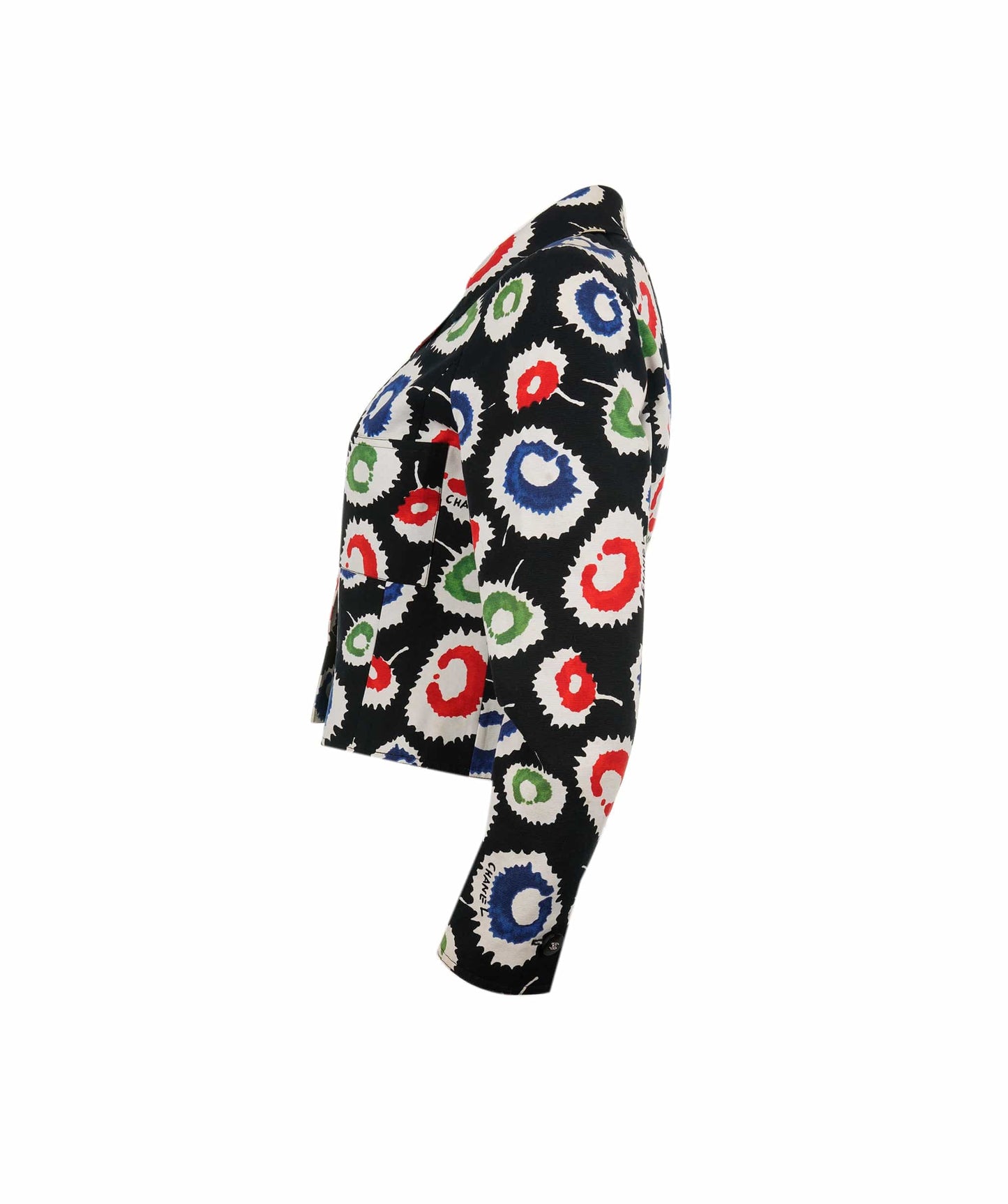 CHANEL "COCO" LOGO 1997 VINTAGE VIBRANT FLOWER LOGO JACKET - ASL4071