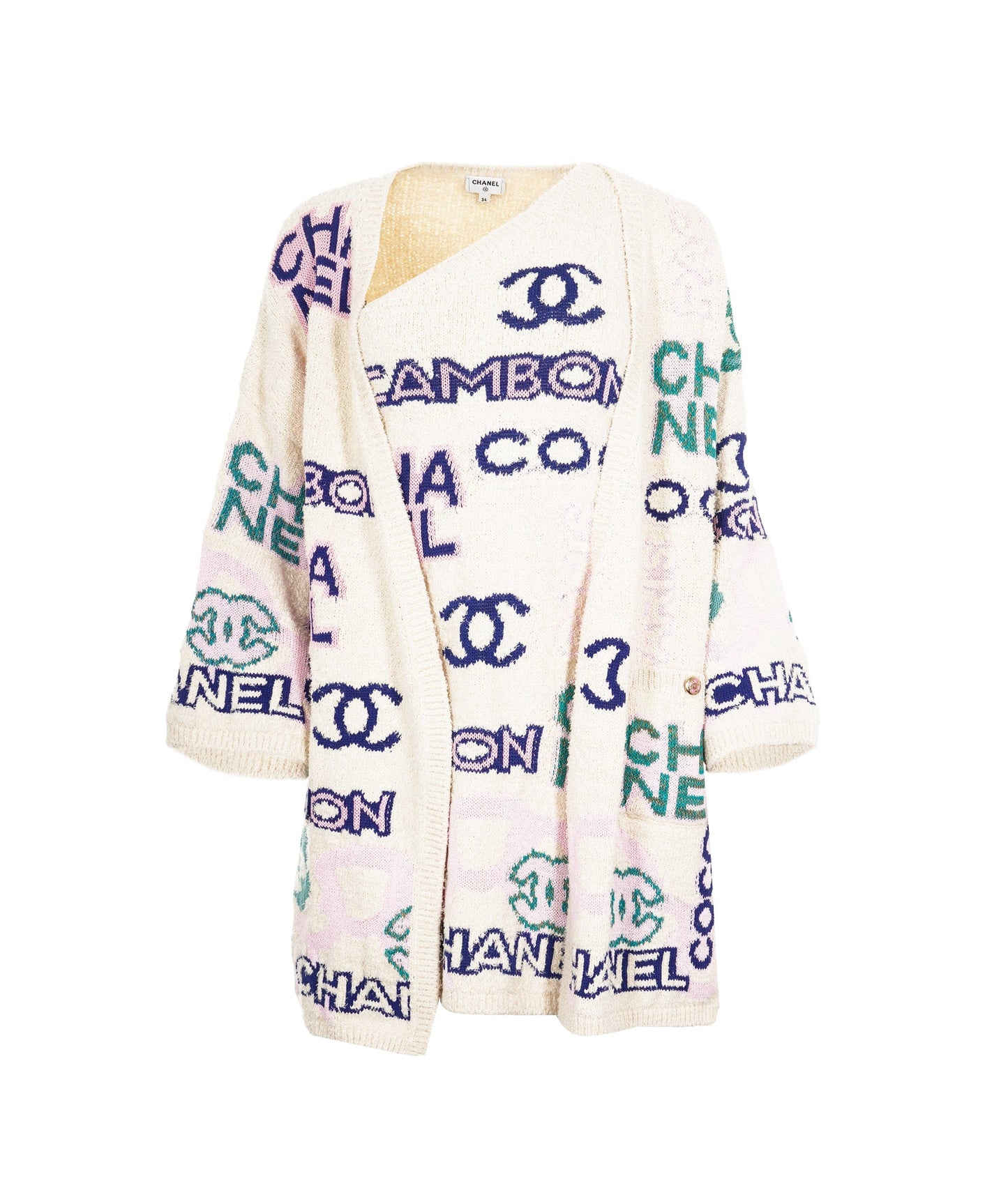 chanel dress ss23 logo FR38 ASL8438