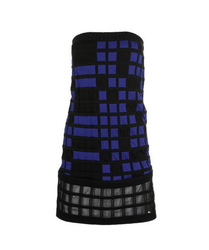 Chanel Dress Tube blue black FR38 P46104K05787 AVC1237