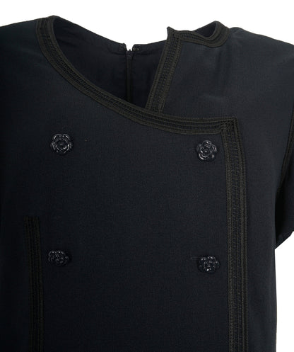 Chanel silk fitted dress size EU44 - AWL3201