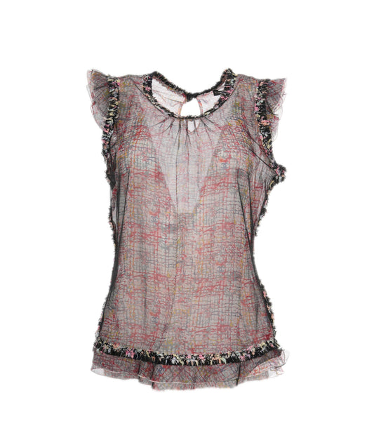 Chanel sheered water coloured vest - ASL4223