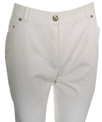 Chanel white vintage denim mom jeans AVC1800