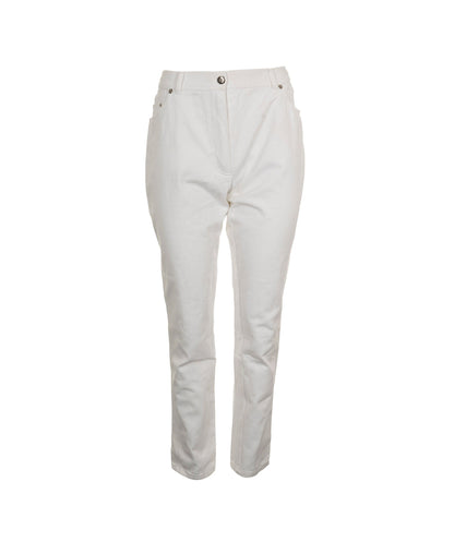 Chanel white vintage denim mom jeans AVC1800