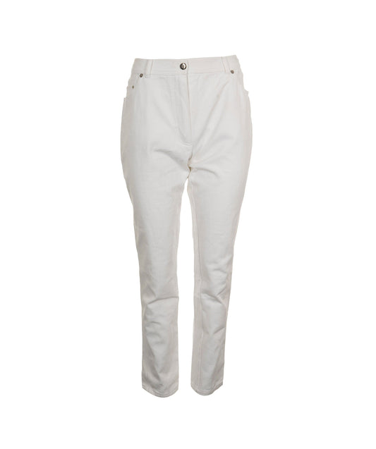 Chanel white vintage denim mom jeans AVC1800