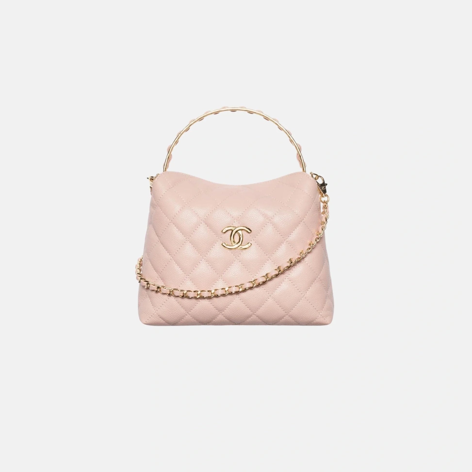 Chanel Clutch with Chain in Grained Shiny Calfskin and Gold Tone