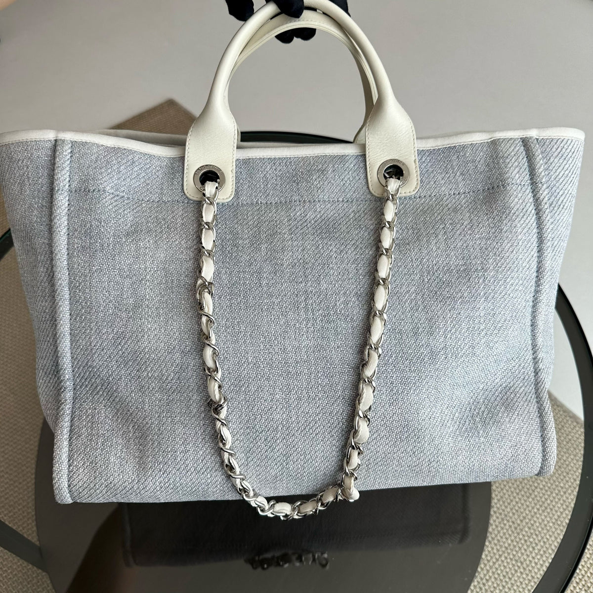 Deauville Large Light Blue Canvas SHW No 18
