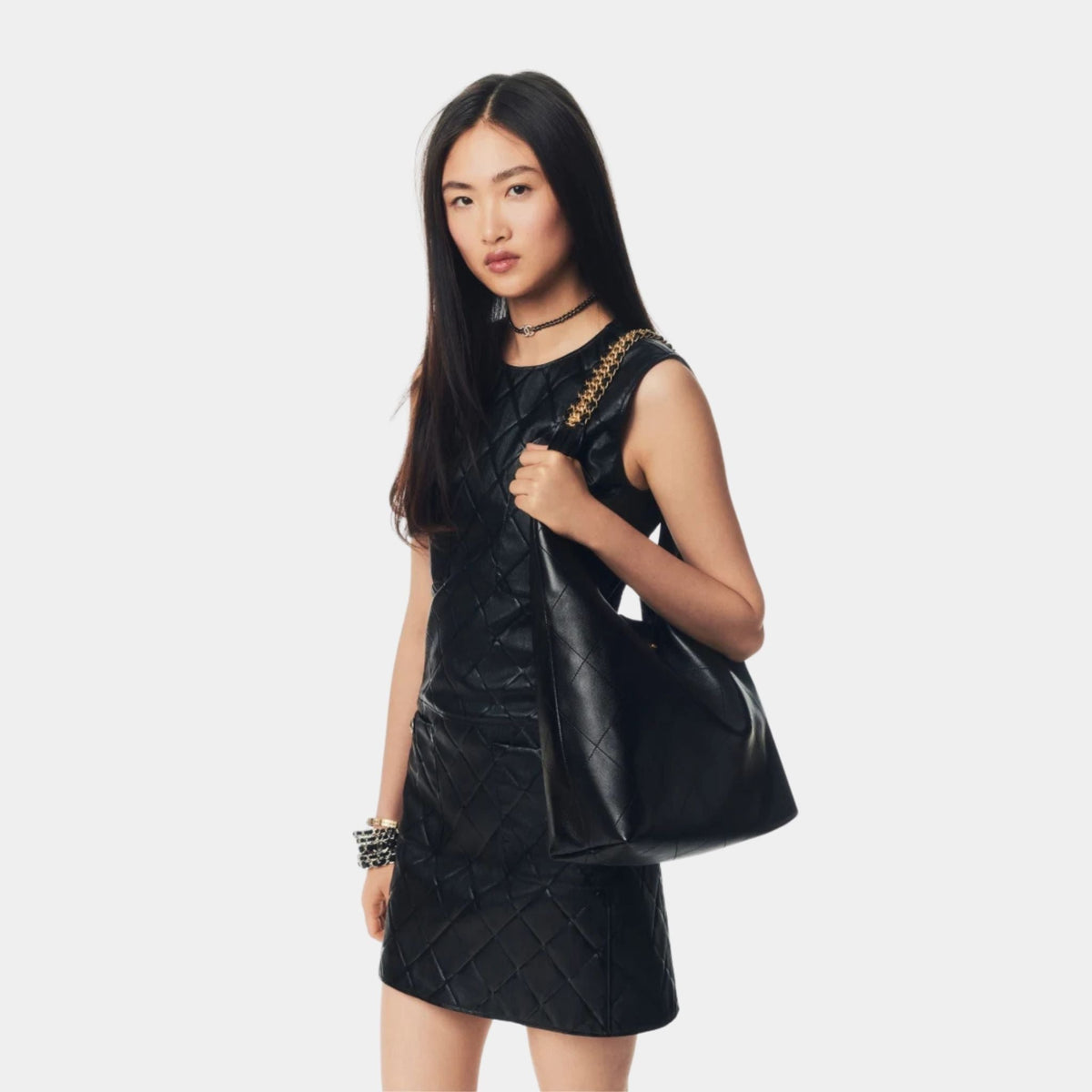 Dress Lambskin Black