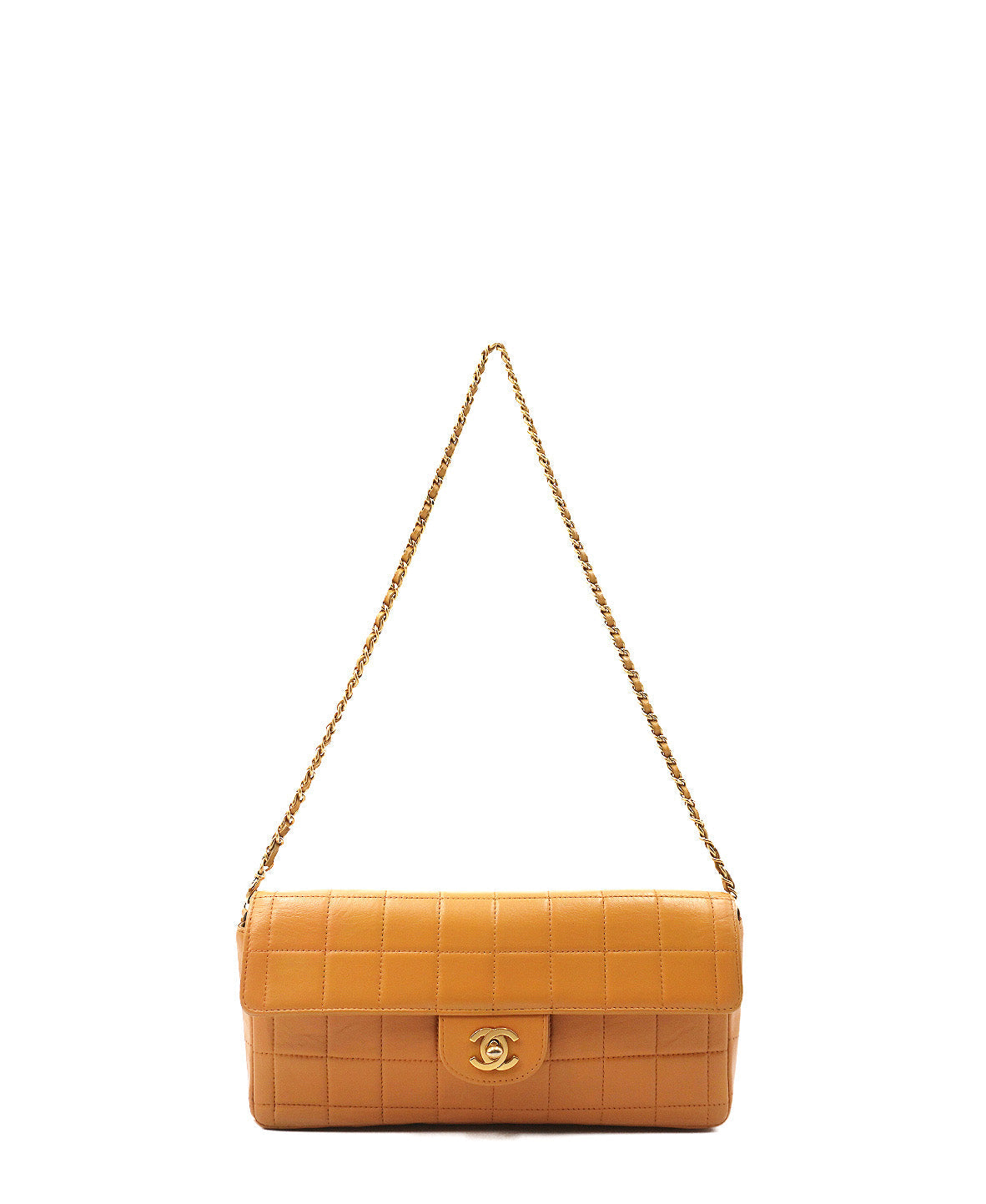 East West Chocolate Bar Flap Beige