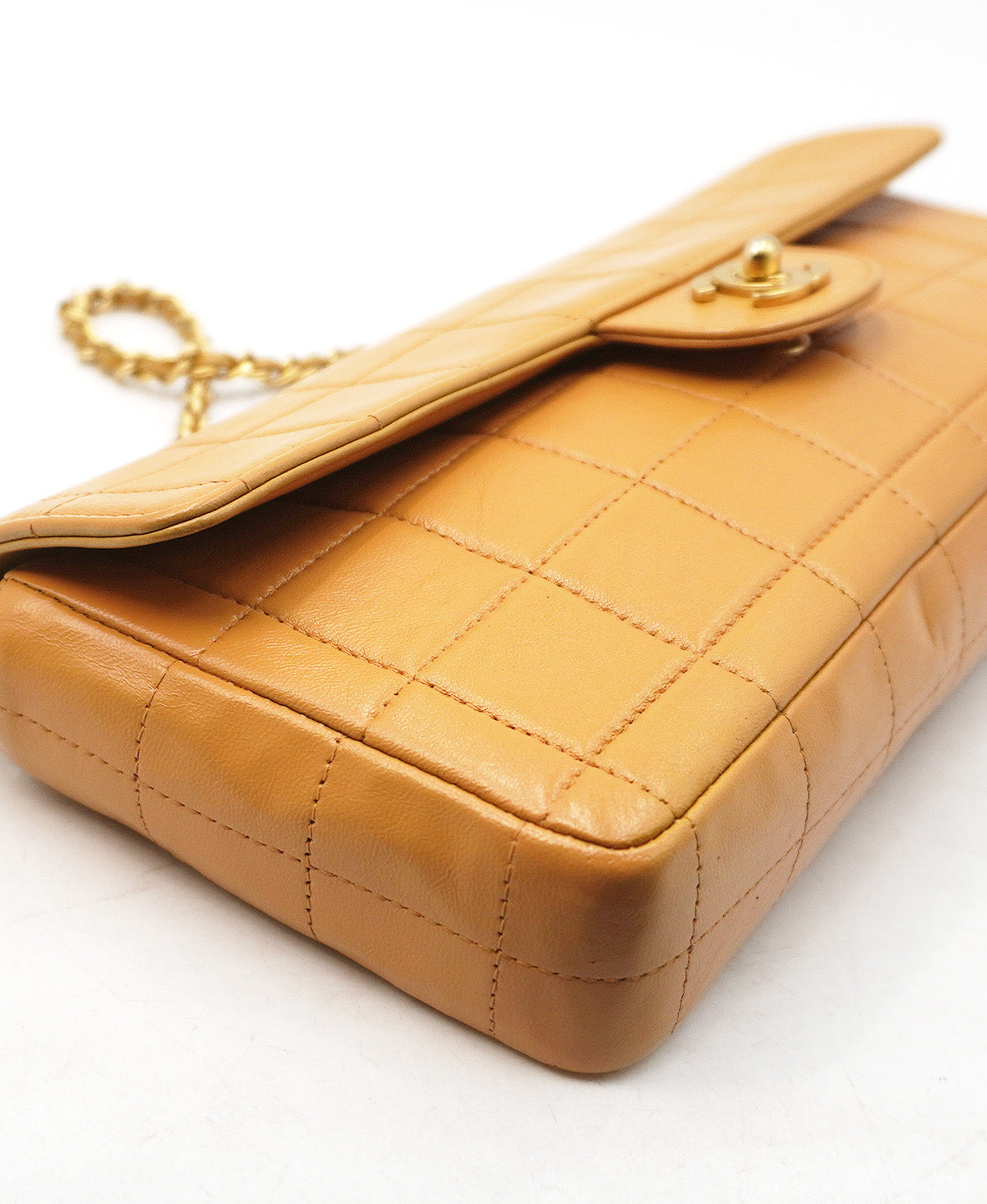East West Chocolate Bar Flap Beige