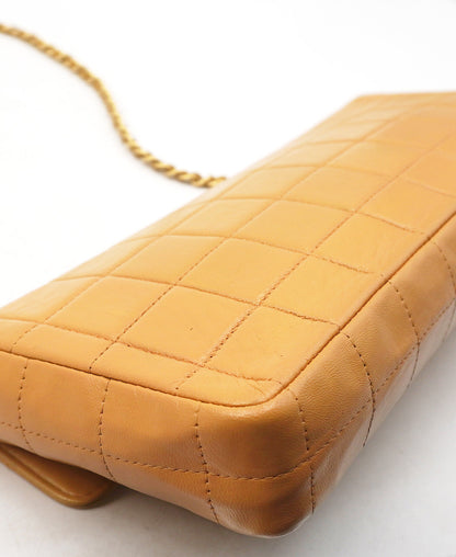 East West Chocolate Bar Flap Beige