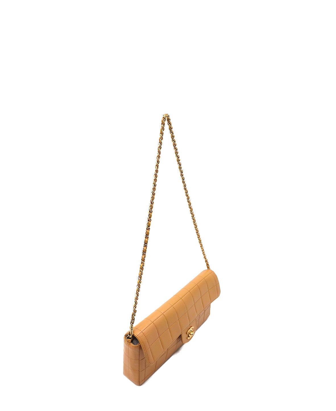 East West Chocolate Bar Flap Beige